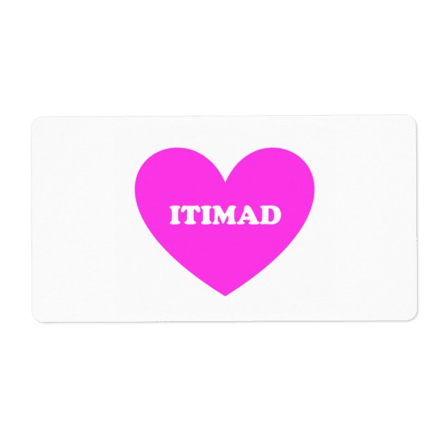 Itimad Fraktsedel (Framsidan)