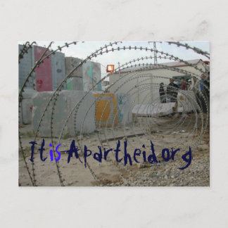itisapartheid.org Post card Vykort