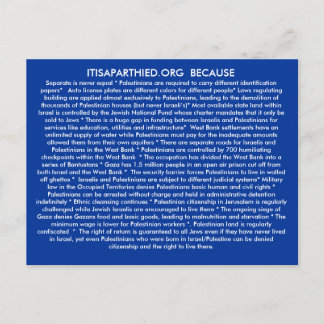 ITISAPARTHEID.ORG VYKORT