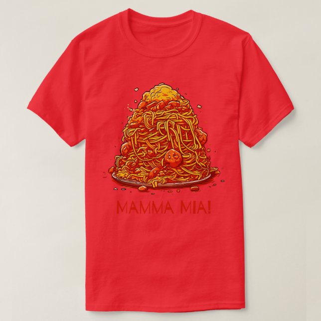 itmeatbollar spaghetti t shirt (Design framsida)