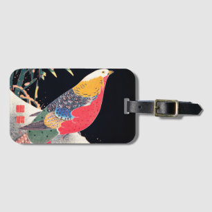 Ito Jakuchu Golden Pheasant i Snö Bagagebricka