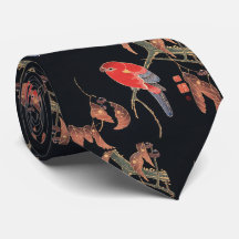 Ito Jakuchu Red Parrot på japansk konst Gren