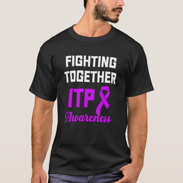 Itp Awareness Immune Trombocytopenia Warrior Surv T Shirt (Framsida)