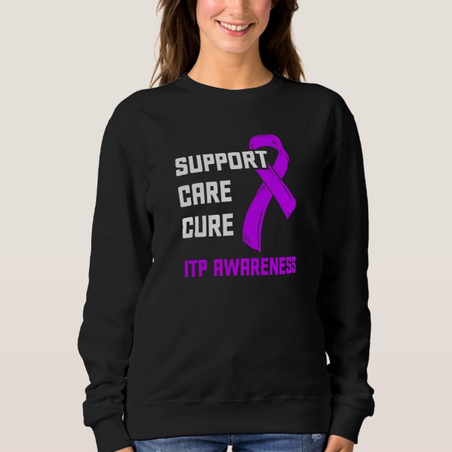 Itp Awareness Immune Trombocytopenia Warrior Surv T Shirt (Framsida)