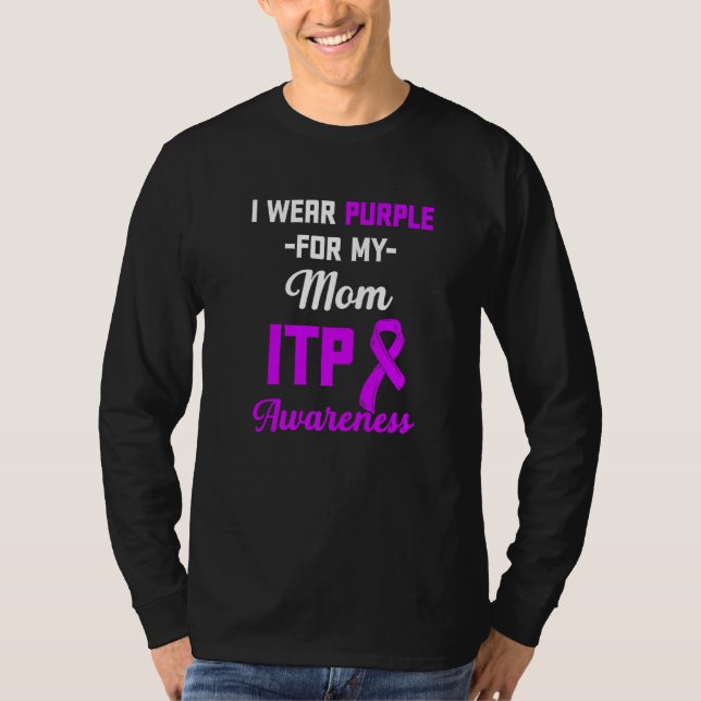 Itp Awareness Immune Trombocytopenia Warrior Surv T Shirt (Framsida)