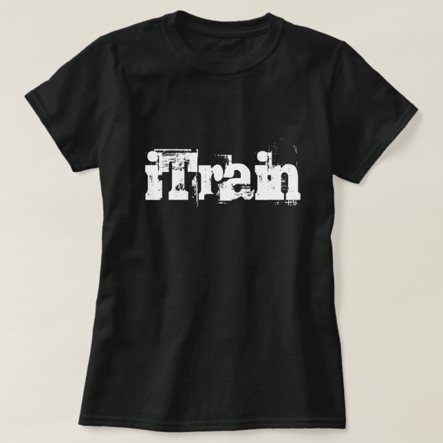 iTrain - kristen T-tröja. 1 Corinthians9:26 - 27 Tee (Design framsida)
