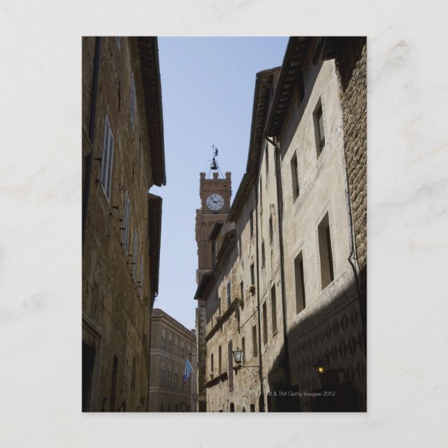 Itraly. Toskana. Pienza Vykort (Framsida)