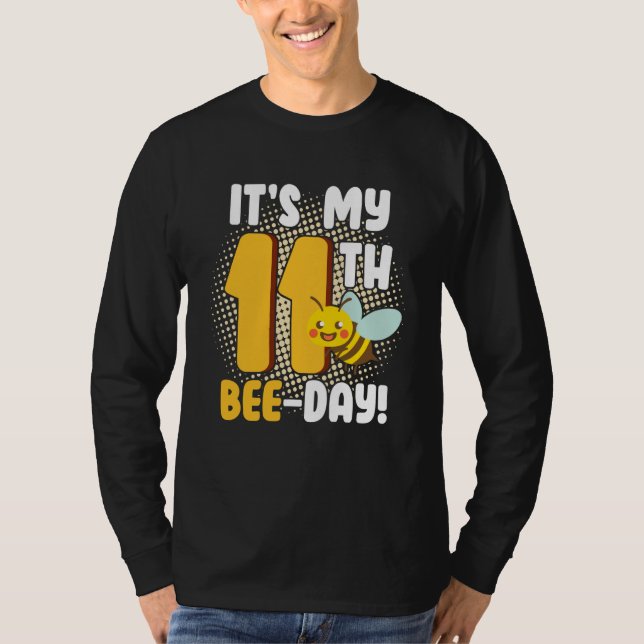 It's 11th Bee Day Honey Beekeeper Apiary Beekeepin T Shirt (Framsida)