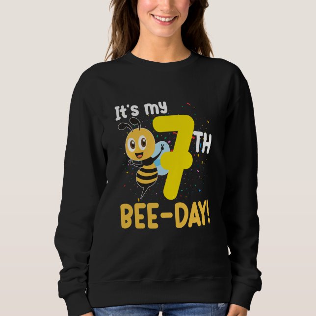 It's 7th Bee Day Honey Beekeeper Apiary Beekeeping T Shirt (Framsida)