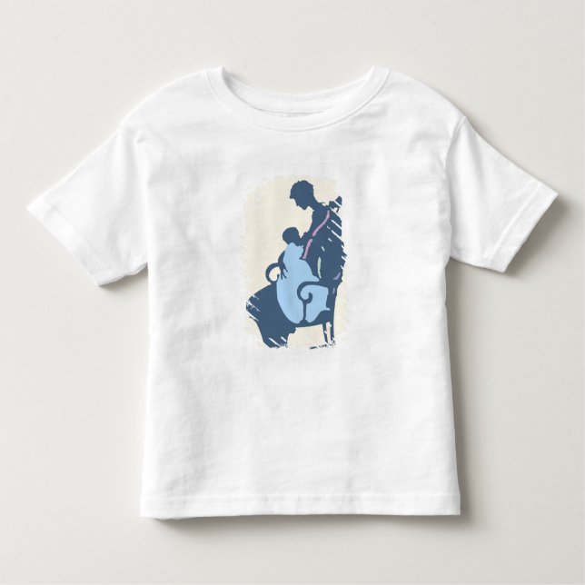 <It's a Boy>av Steve Collier T Shirt (Framsida)
