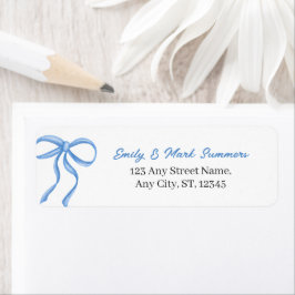 It's a Boy Blue Ribbon Returadress Etikett