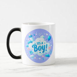 "It's a Boy!" Magic Heat-Reveal Mug – PC design Magisk Mugg