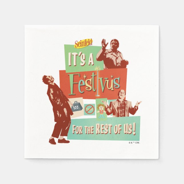 It's a Festivus for the Rest of Us Pappersservett (Framsidan)