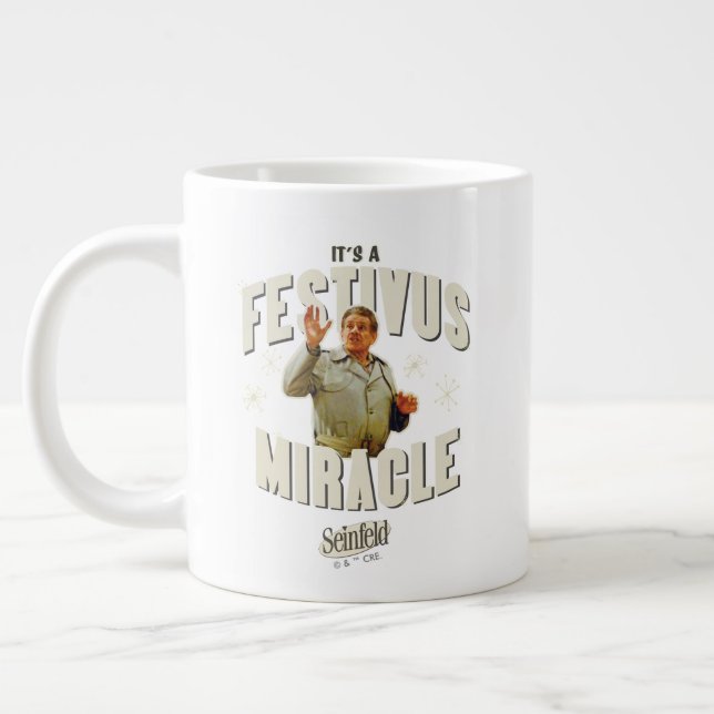 It's a Festivus Miracle Jumbo Mugg (Vänster)