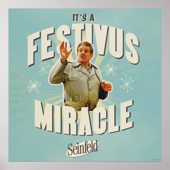 It's a Festivus Miracle Poster (Framsidan)