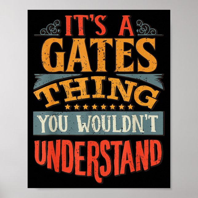 It's A Gates Thing You Wouldn't Understand  Poster (Framsidan)