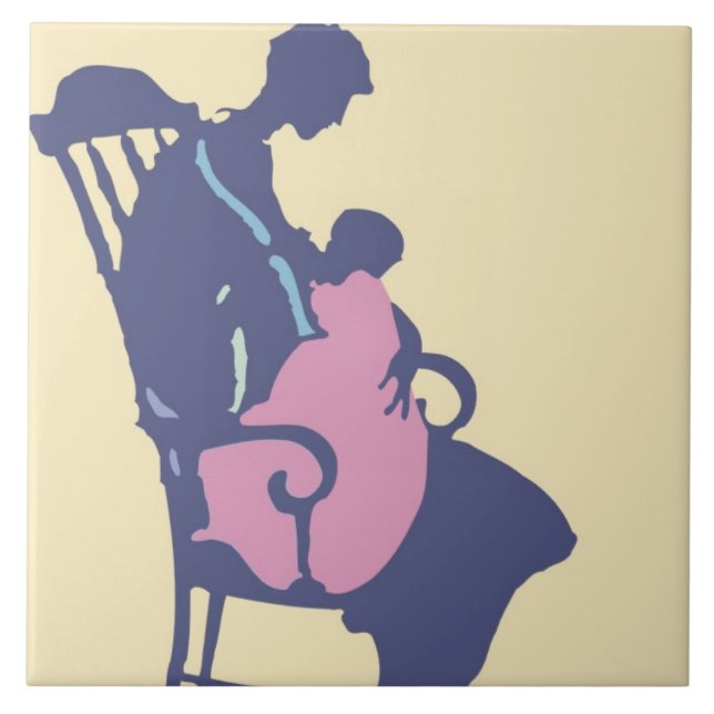 <It's a Girl> vid den Steve collieren Kakelplatta (Framsidan)