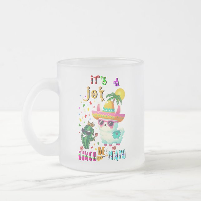 It's A Joy Cinco De Mayo Frostad Glasmugg (Vänster)