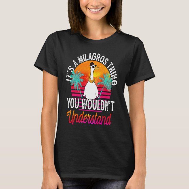 It's A Milagros Thing You Wouldn't Understand  Mil T Shirt (Framsida)