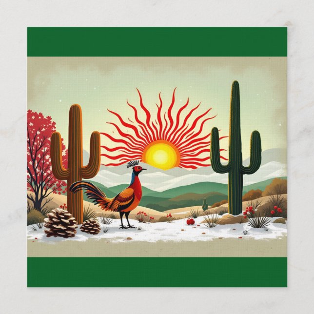 It's A New Mexico Christmas  Inbjudningar (Framsida)