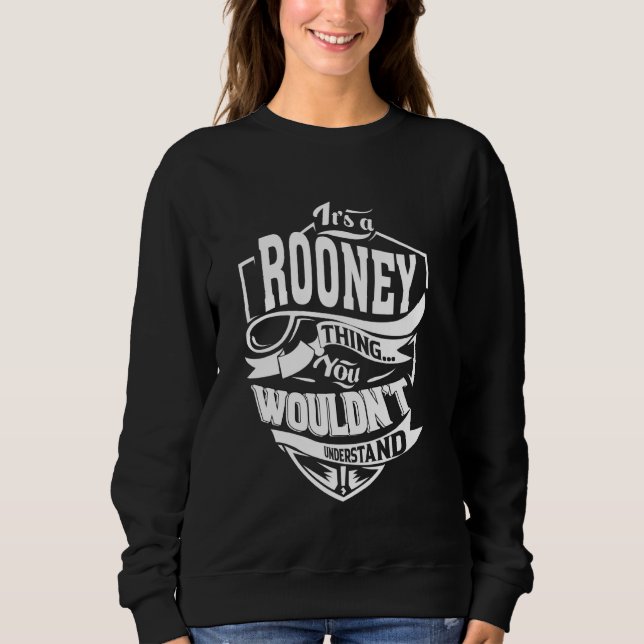 It's a ROONEY Thing Gifts T Shirt (Framsida)