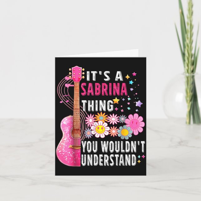 It's A Sabrina Thing You Wouldn't Understand First Kort (Framsida)