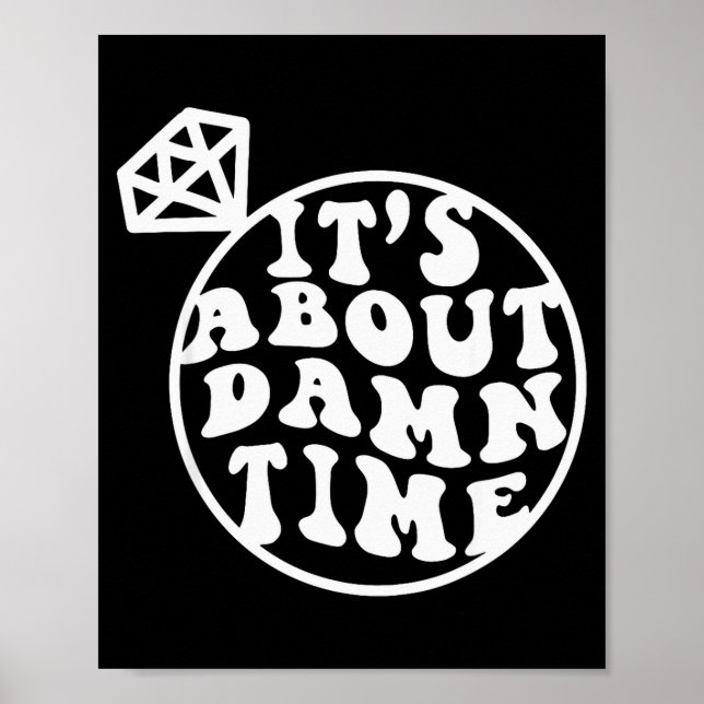 It's About Time, Big Bach Energy, Bachelorette Par Poster (Framsidan)