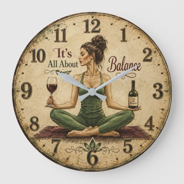 It's All About Balance  Stor Klocka (Framsida)