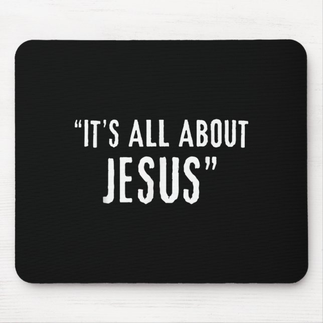 It's All About Jesus Christian Patriot  Musmatta (Framsidan)