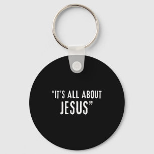 Its All About Jesus Kristna Patriot  Nyckelring