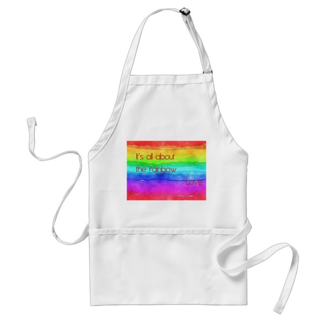 It's All About The Rainbow Love 03 Förkläde (Framsidan)