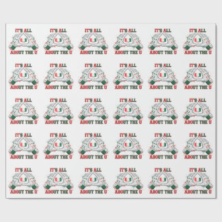 It's All About The U | Orange and Green Football G Presentpapper