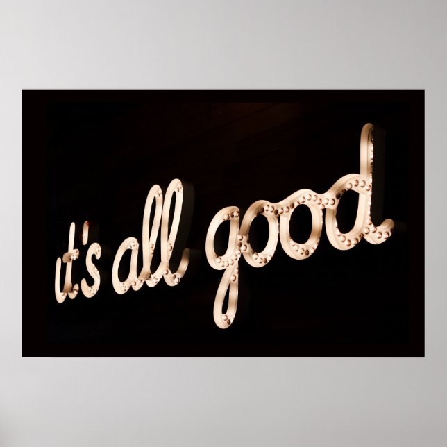 "IT'S ALL BRA" SIGN POSTER (Framsidan)