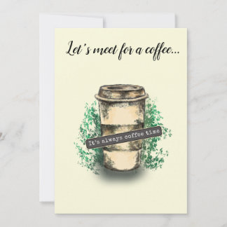 It's always coffee time inbjudningar