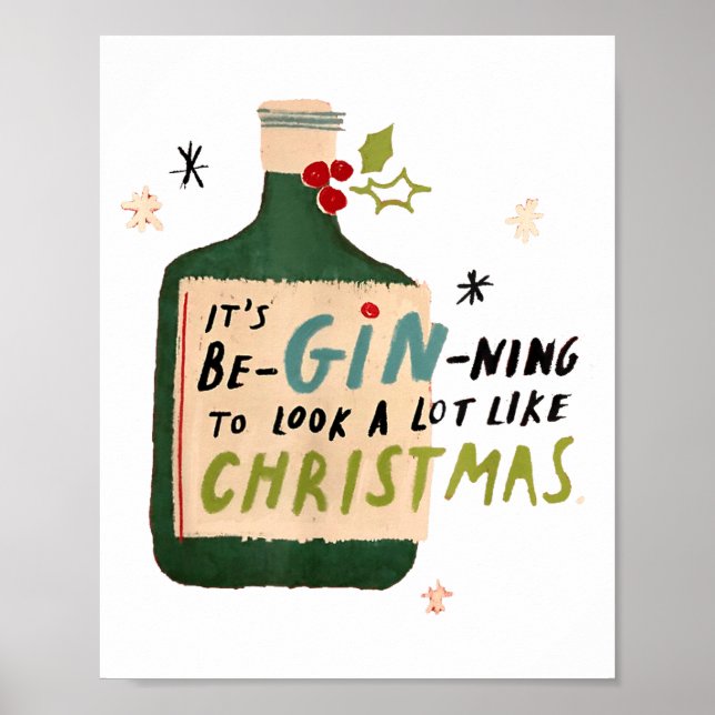 It's Beginning To Look A Lot Like Tails Funny Chri Poster (Framsidan)