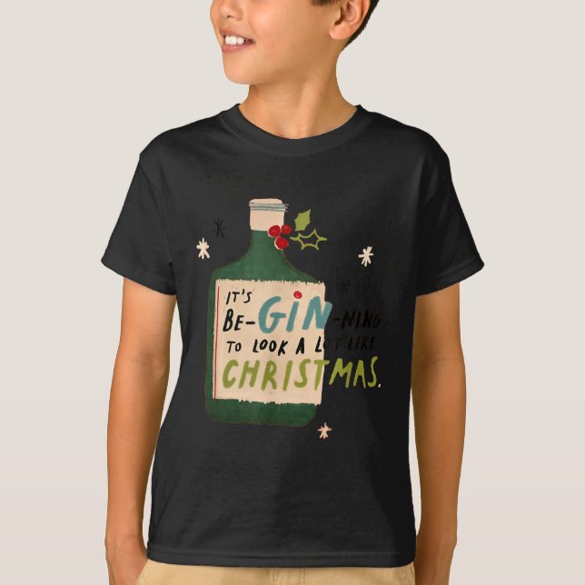 It's Beginning To Look A Lot Like Tails Funny Chri T Shirt (Framsida)