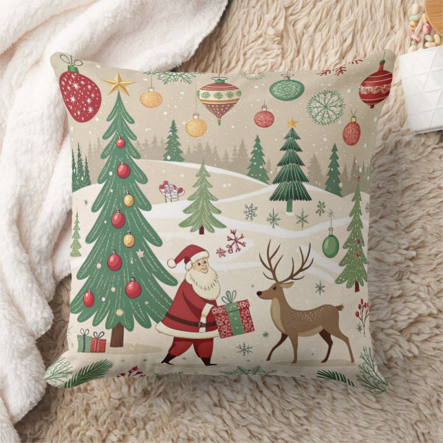 It's Christmas Time cushion Kissen Kudde (Filt)