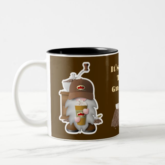 It's Coffee Time, Gnomies! Två-Tonad Mugg (Vänster)
