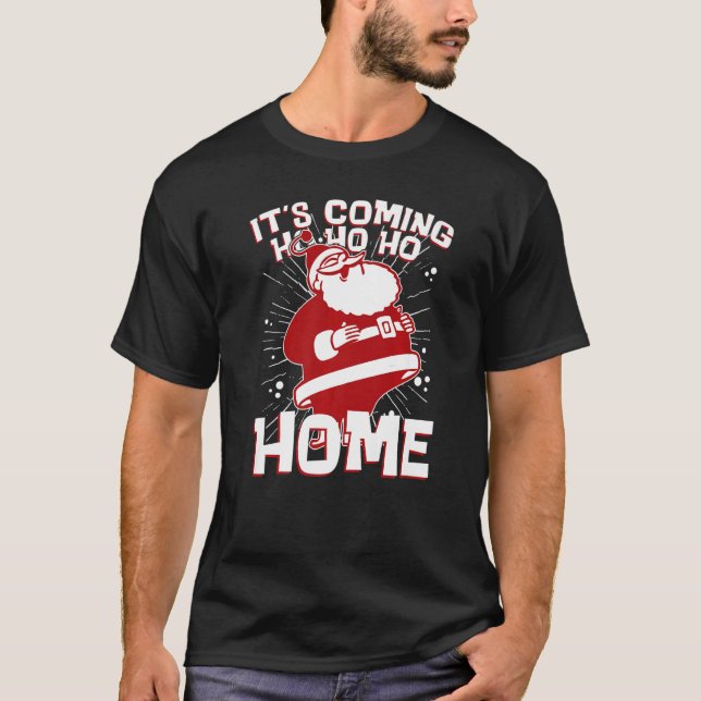 It's Coming Ho Ho Ho Home  England Football 2022 T Shirt (Framsida)