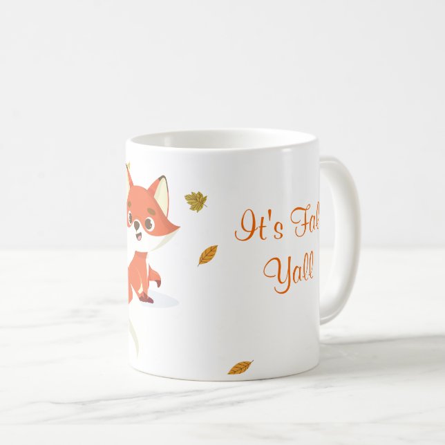 It's Fall Fox Mug Kaffemugg (Framsida höger)