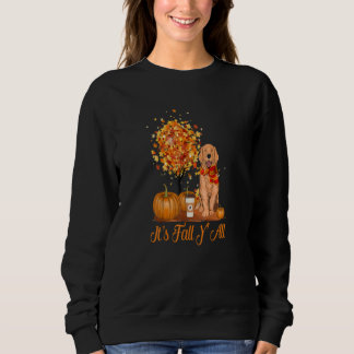 It's Fall Y'All Golden Retrievers Dog Thanksgiving T Shirt