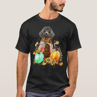Its Fall Yall Poodle Breed Dog Lover Best Gifts T Shirt