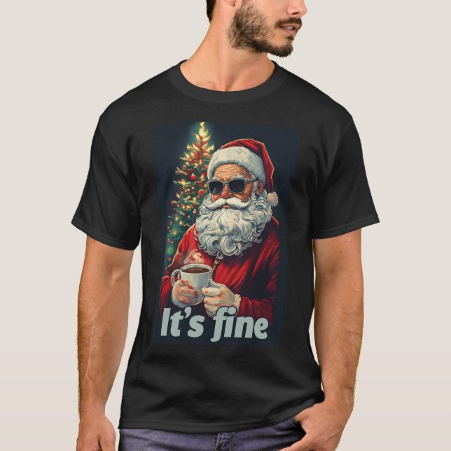 It's fine burning tree t shirt (Framsida)