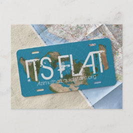 ITS FLAT-vykort | AzimuthalEquidistant.org Vykort