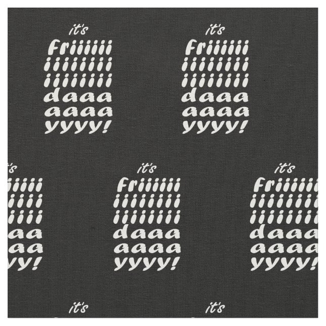 Its Friday Tyg (Närbild)