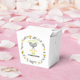 It's Game Time Tennis 1-årsjubileum – roliga barn Presentaskar