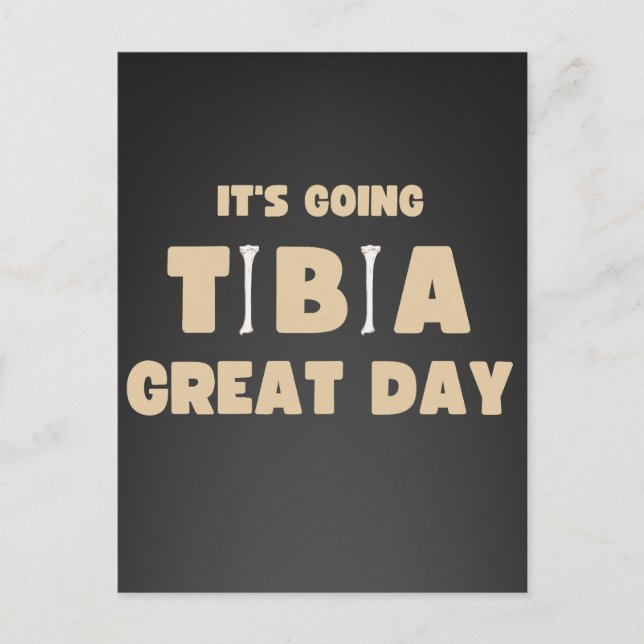 It's going tibia great day vykort (Framsida)