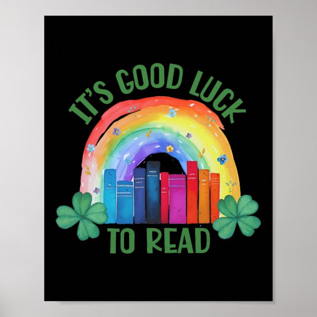 It's Good Luck To Read St Patrick's Day Teacher Li Poster (Framsidan)
