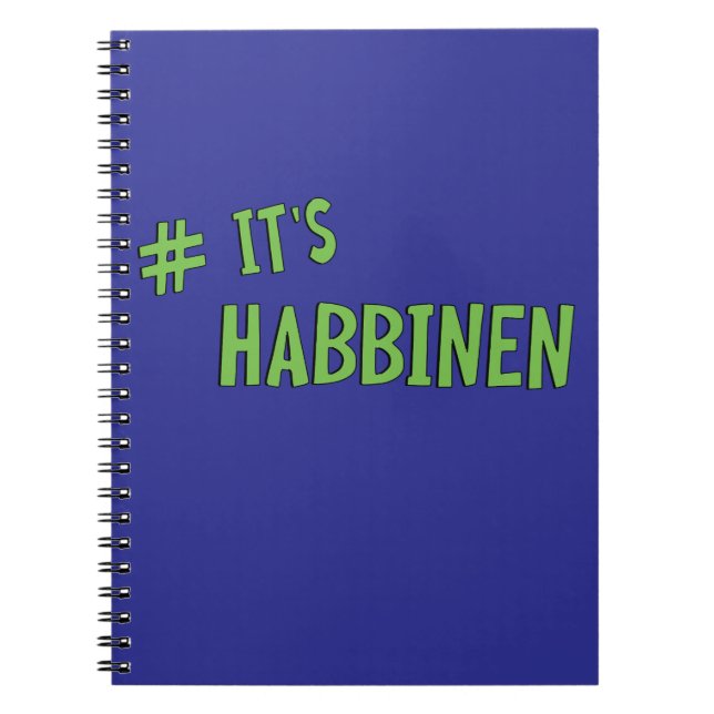 #It's Habbenin Anteckningsbok (Framsidan)