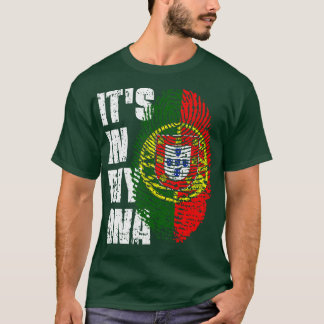 ITS I MIN DNA Portugal Flagga Boy Gift T Shirt